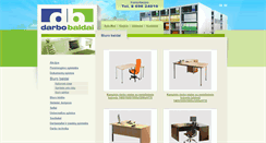 Desktop Screenshot of darbobaldai.lt